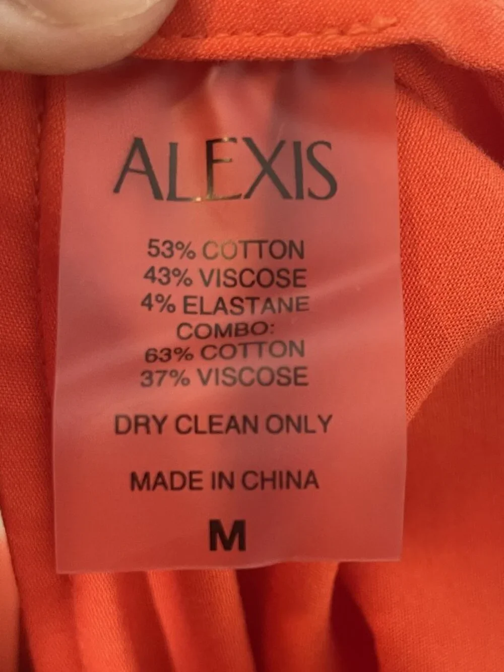 Alexis Rhodes Tiered Midi Shirt Dress Orange White Contrast Trim Belted Size M